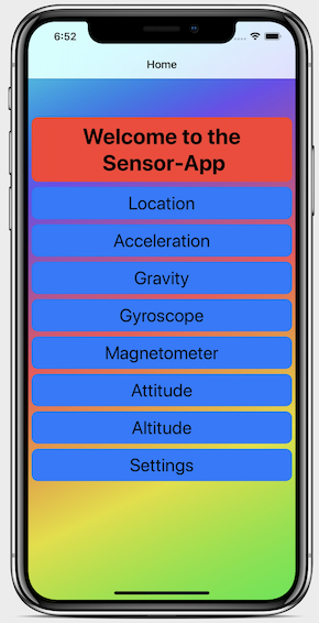 Sensor-App
